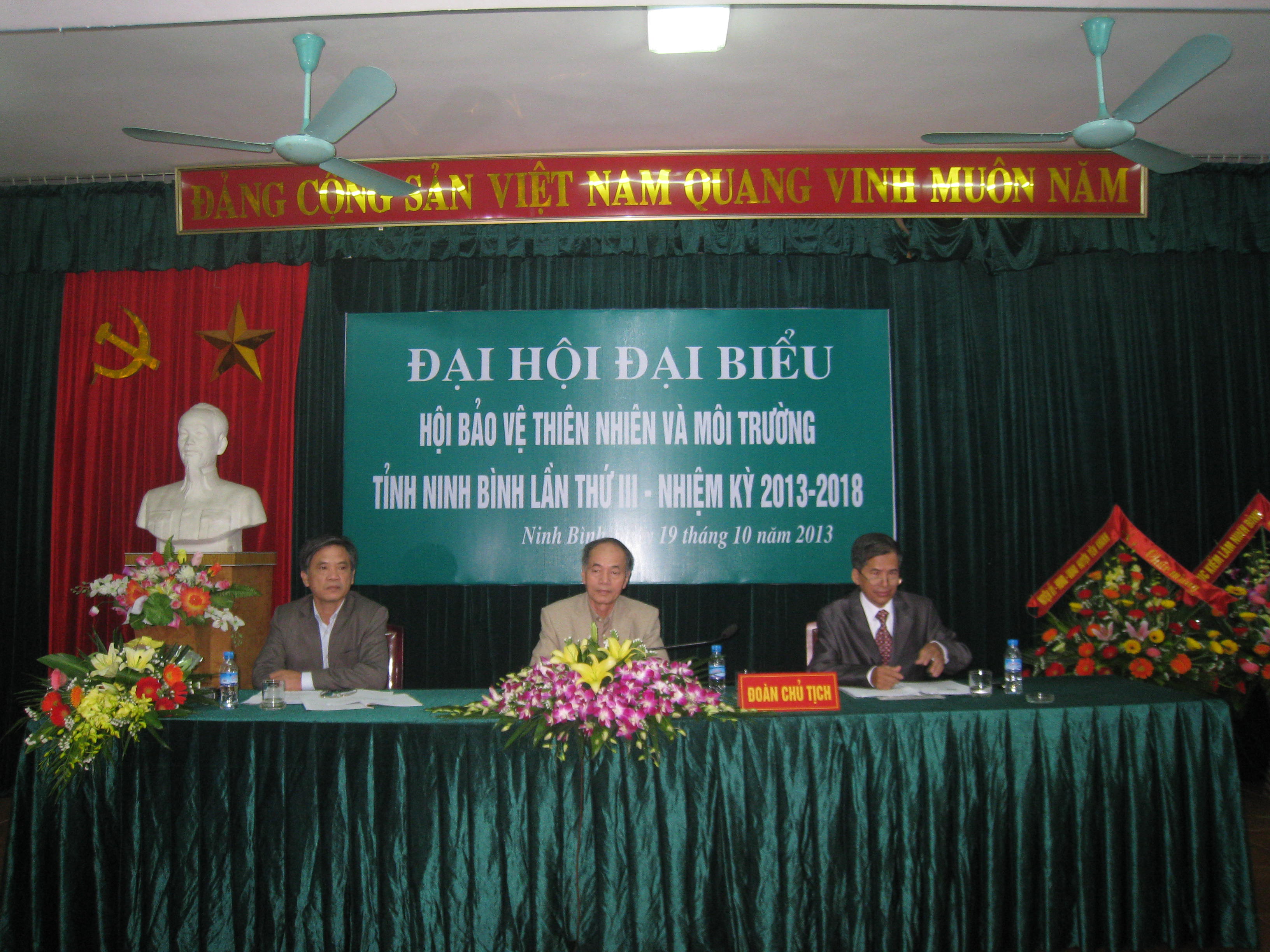 Đại hội đại biểu hội bảo vệ thiên nhiên và môi trường tỉnh Ninh Bình lần thứ III - Nhiệm Kỳ (2013 - 2018)