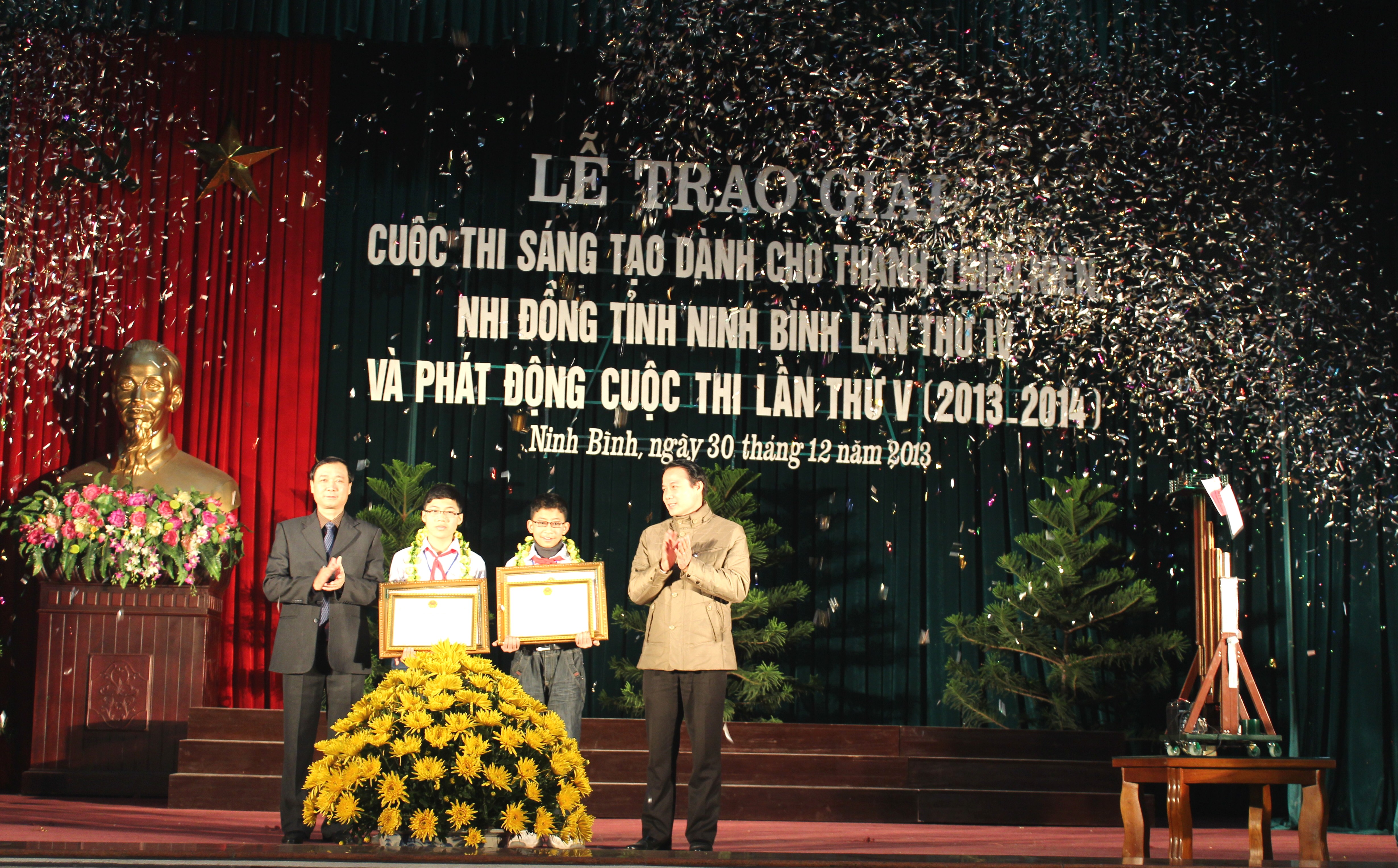 Lễ Trao giải cuộc thi sáng tạo Thanh, Thiếu niên và Nhi đồng tỉnh Ninh Bình lần thứ IV