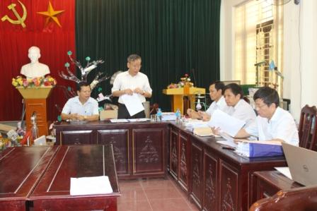 Hội đồng chấm Cuộc thi sáng tạo thanh thiếu niên nhi đồng tỉnh Ninh Bình lần thứ VII