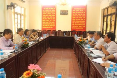 Liên hiệp Hội Việt Nam khảo sát mô hình tổ chức - cán bộ của Liên hiệp các Hội KH&KT tỉnh Ninh Bình
