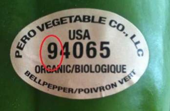 Ý nghĩa các con số trên tem nhãn dán trên rau củ quả