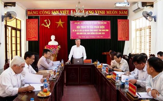Hội thảo tư vấn phản biện đề án cơ cấu lại ngành công nghiệp tỉnh Ninh Bình đến năm 2030, định hướng đến năm 2035