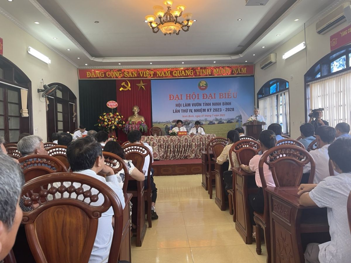 Đại hội Đại biểu Hội Làm vườn tỉnh Ninh Bình lần thứ IV